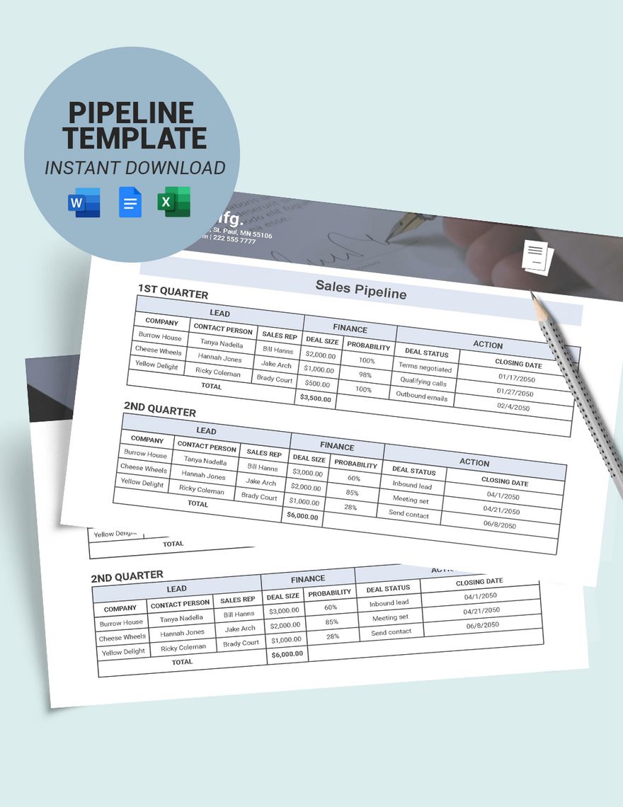 Free Pipeline Template