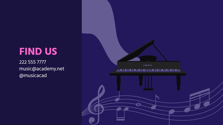 Free Pretty Music Presentation Template to Edit Online