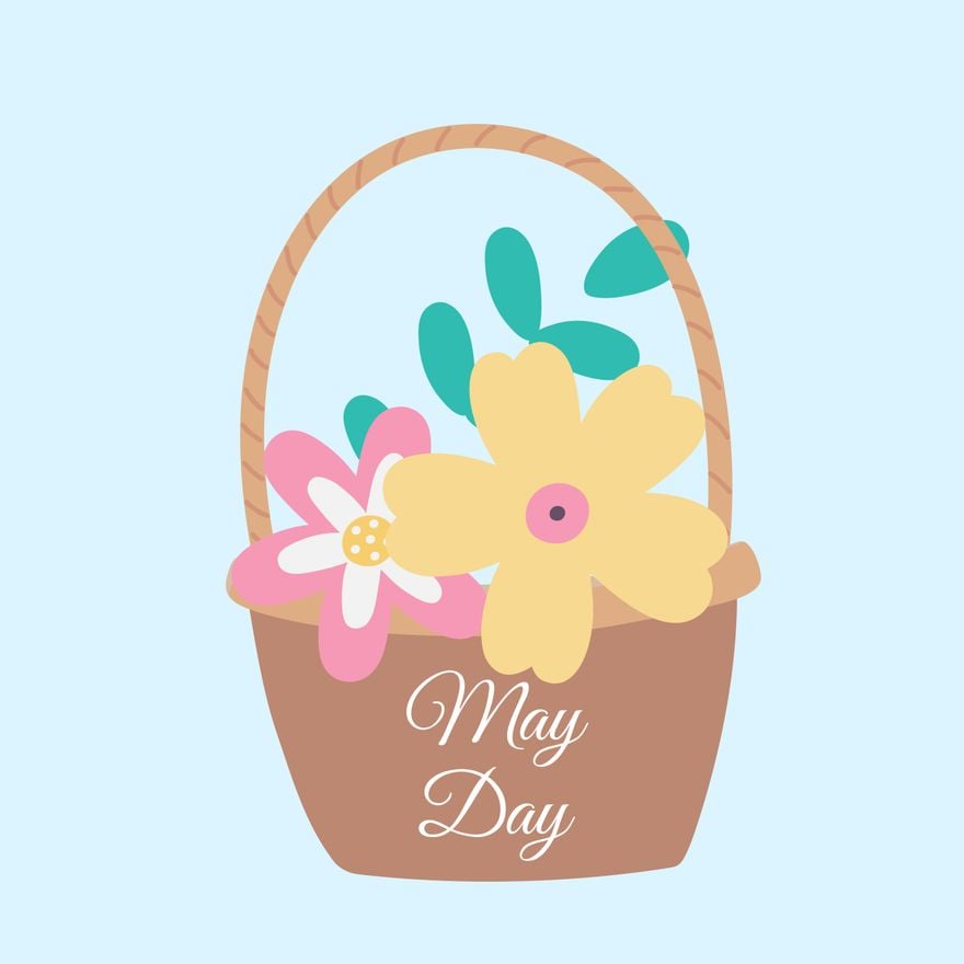 Free May Day Design Clipart