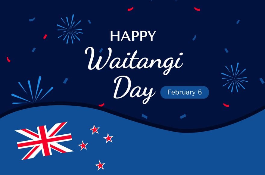 FREE Waitangi Day Banner Template Download in Illustrator,