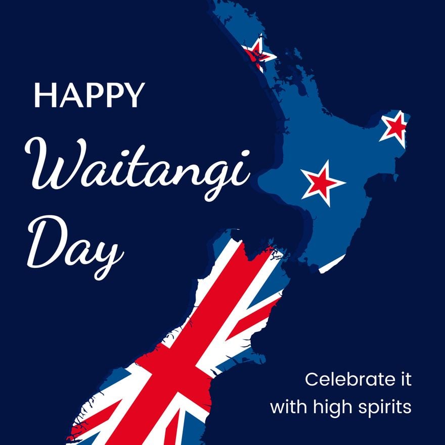 Waitangi Day Instagram Post in Illustrator, PSD, EPS, SVG, PNG, JPEG