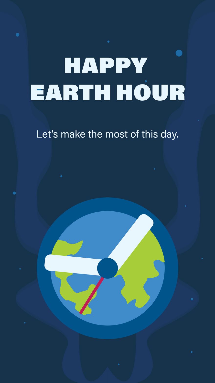 Free Earth Hour Instagram Story in Illustrator, PSD, EPS, SVG, JPG, PNG