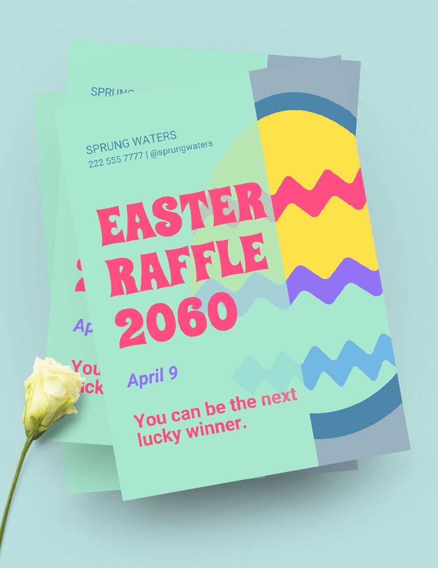 Easter Mockup Flyer in Word, Google Docs, Illustrator, PSD, EPS, SVG, JPG, PNG