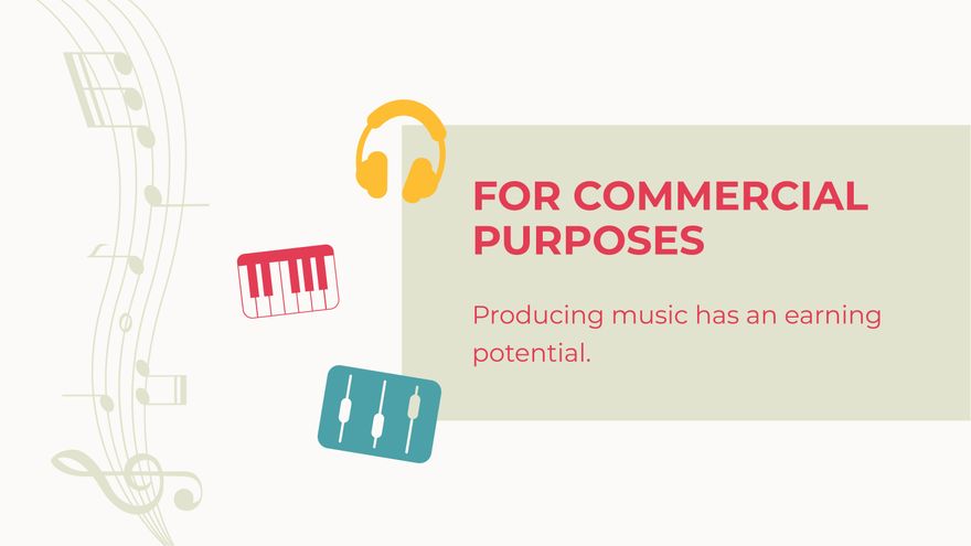 Free Simple Music Presentation Template to Edit Online