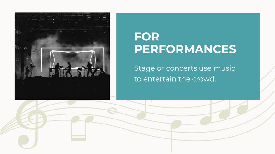Free Simple Music Presentation Template to Edit Online
