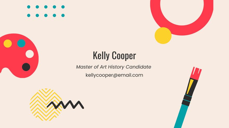 Free Art History Thesis Presentation Template to Edit Online