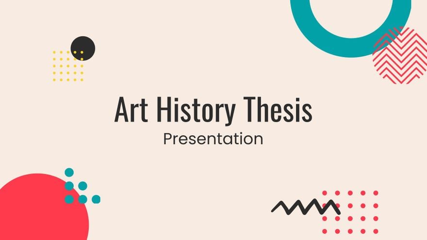 Art History Thesis Presentation