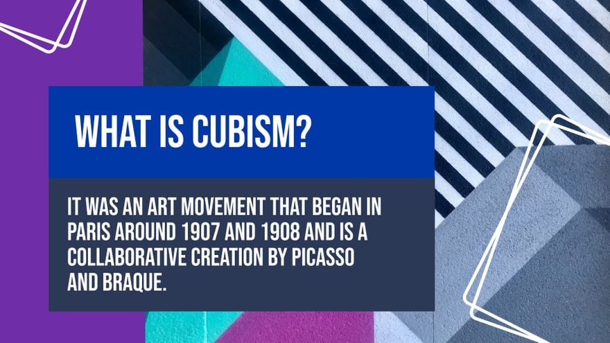 Cubist Art Minitheme Presentation