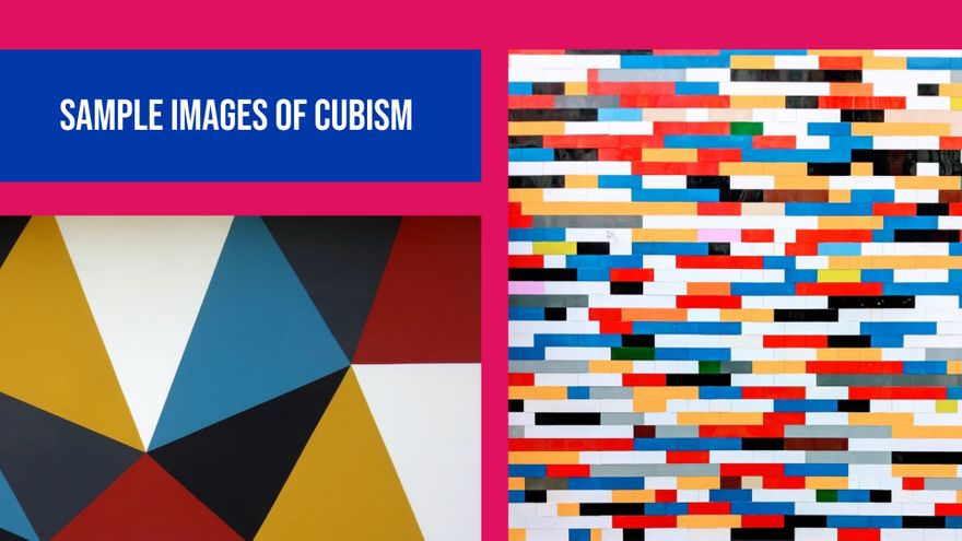 Free Cubist Art Minitheme Presentation Template to Edit Online