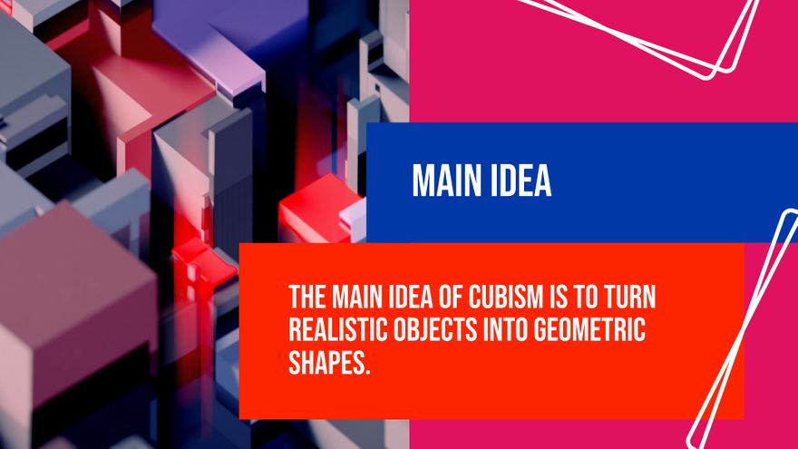 Free Cubist Art Minitheme Presentation Template to Edit Online