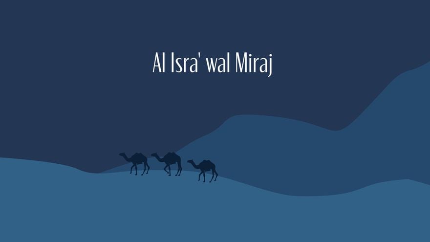 Free Al Isra' wal Miraj Banner Background in PDF, Illustrator, PSD, EPS, SVG, PNG, JPEG