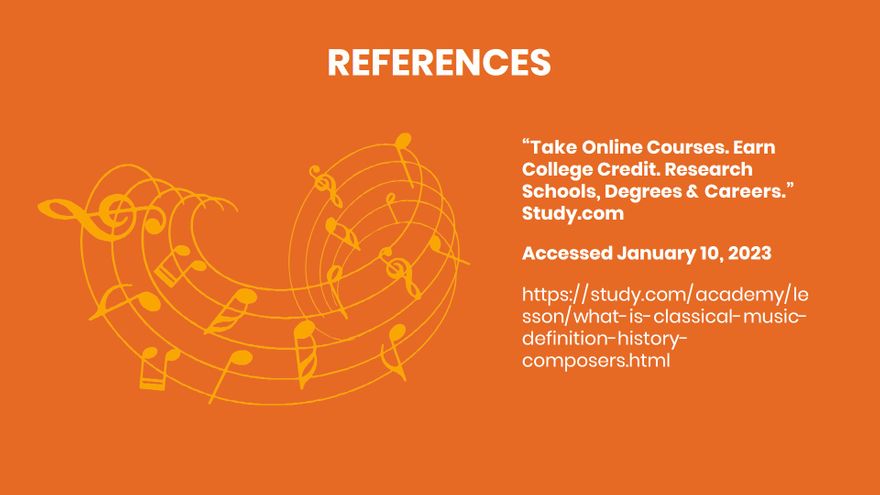 Free Professional Music Presentation Template to Edit Online