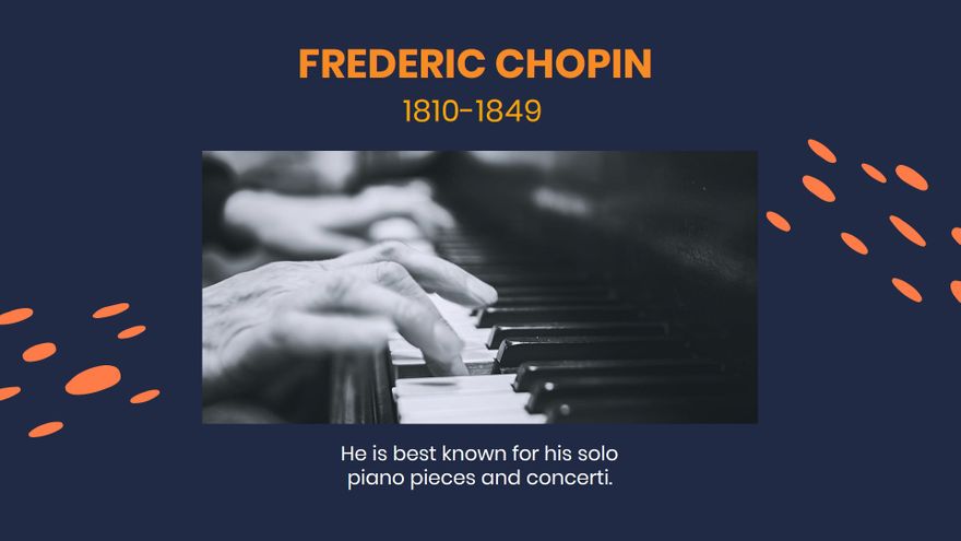 Free Professional Music Presentation Template to Edit Online