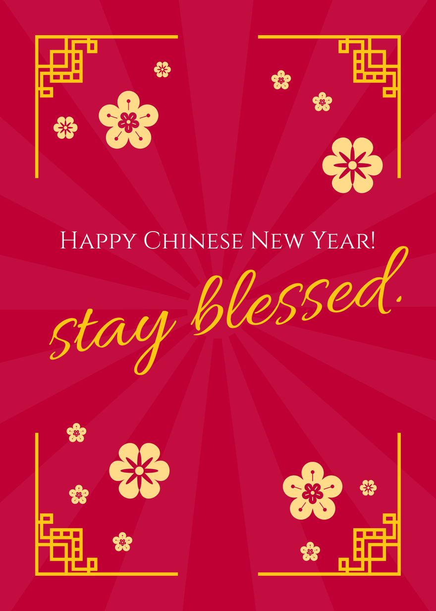 Happy Chinese New Year Greeting Card