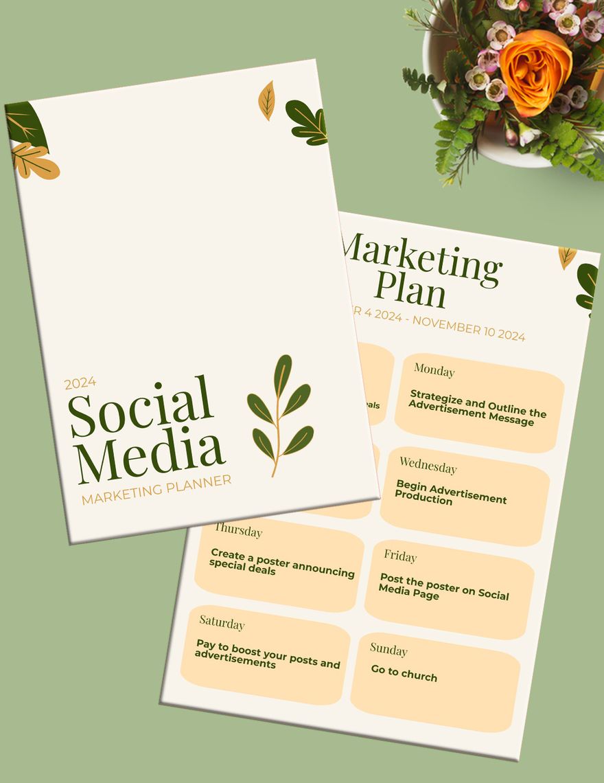 Free 2024 Social Media Marketing Planner Template to Edit Online Free 2024 Social Media Marketing Planner Template to Edit Online