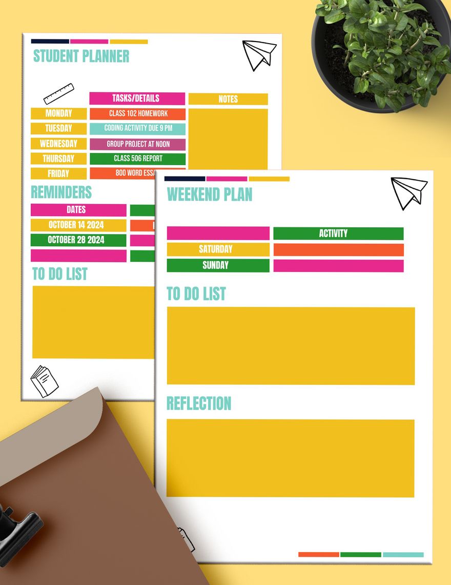 Free 2024 Student Planner Template to Edit Online Free 2024 Student Planner Template to Edit Online