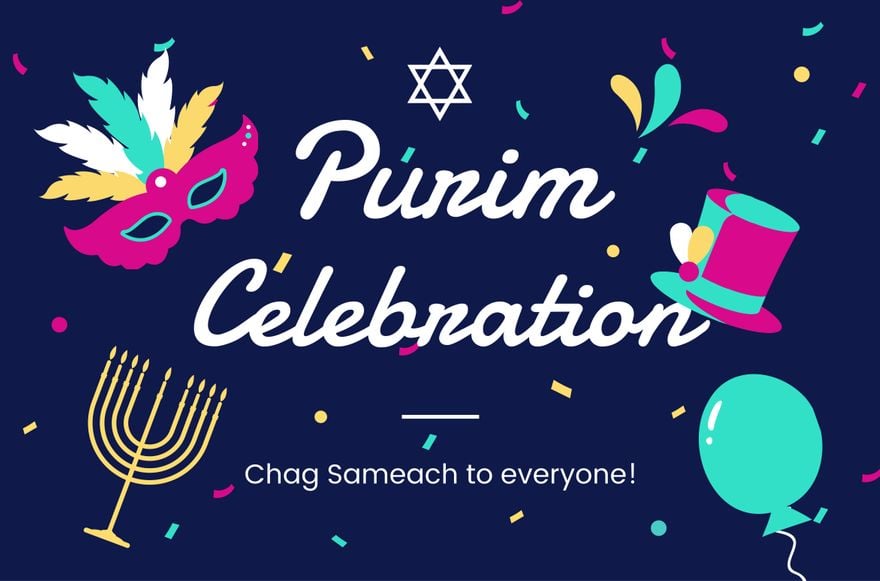 Purim Banner