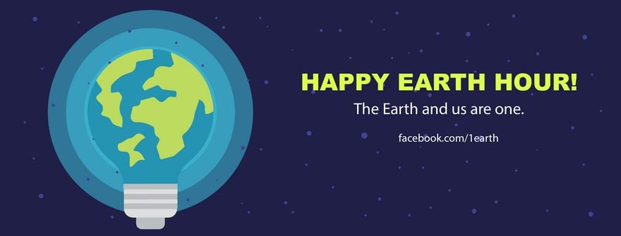 Free Earth Hour Facebook Cover Banner