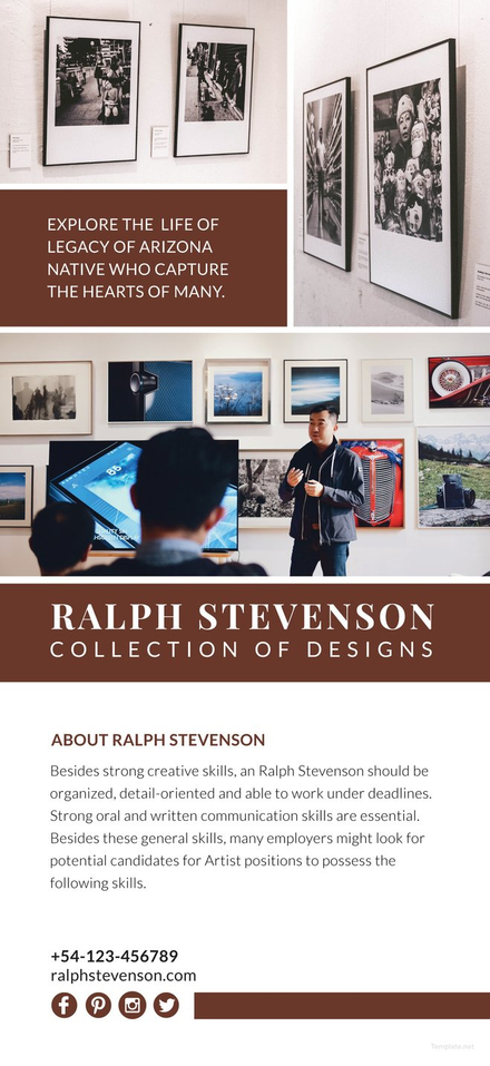 free exhibition rack card template in adobe photoshop microsoft