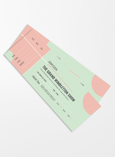 96+ FREE Ticket Templates | Download Ready-Made | Template.net