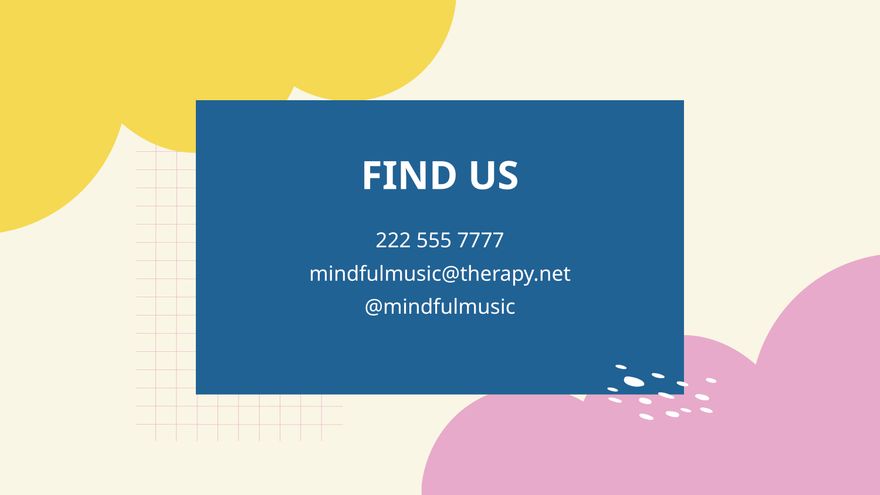 Free Background Music Presentation Template to Edit Online