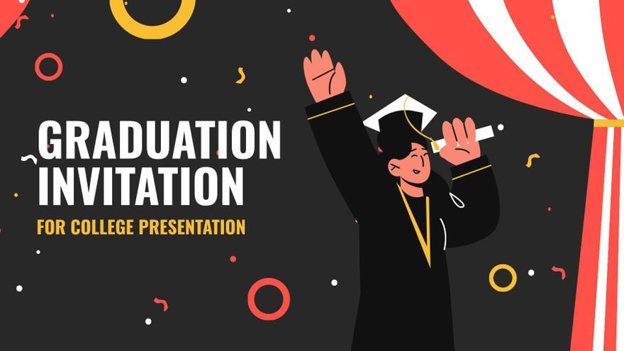 Graduation Invitations for College Presentation