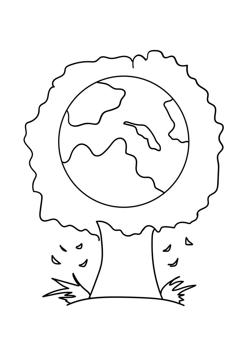 Easy Earth Day Drawing