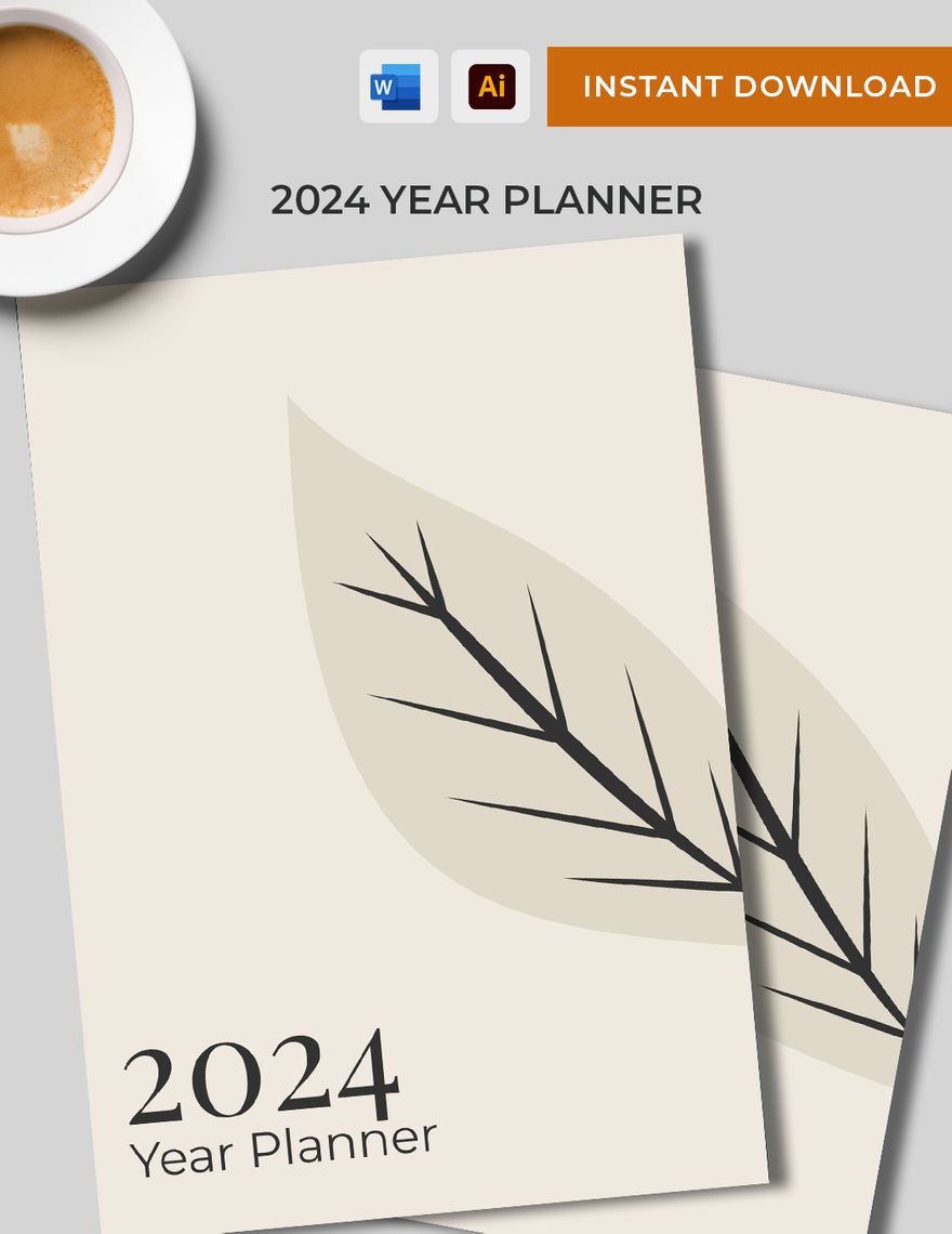 2024 Year Planner Template