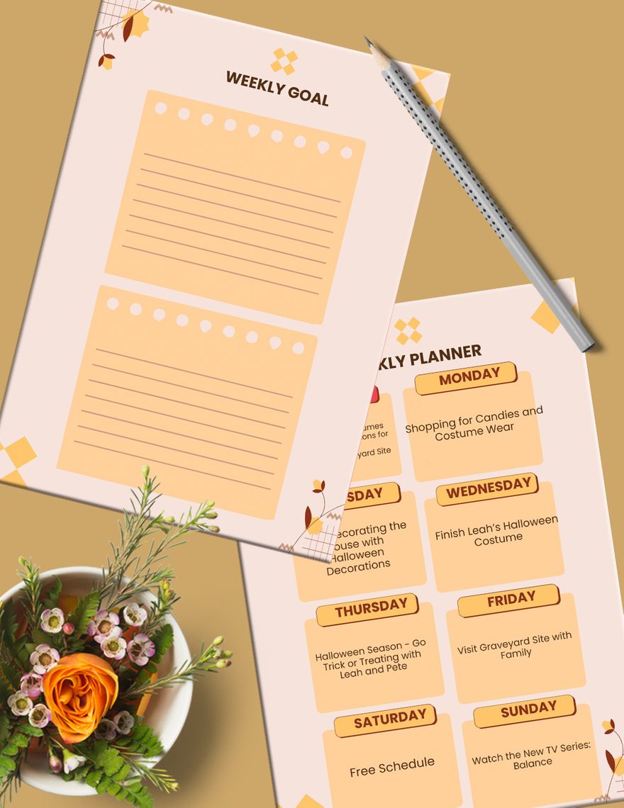 Free 2024 Weekly Planner Template to Edit Online