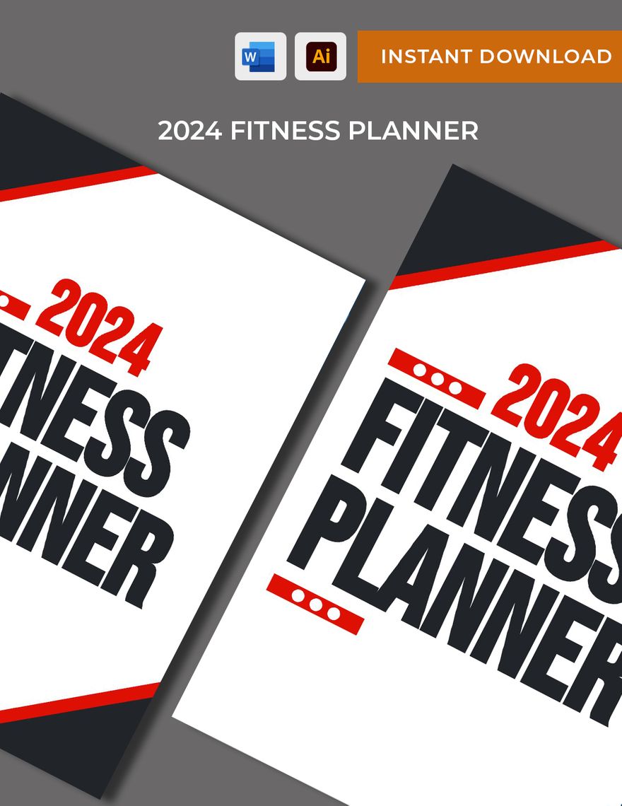 2024 Fitness Planner Template