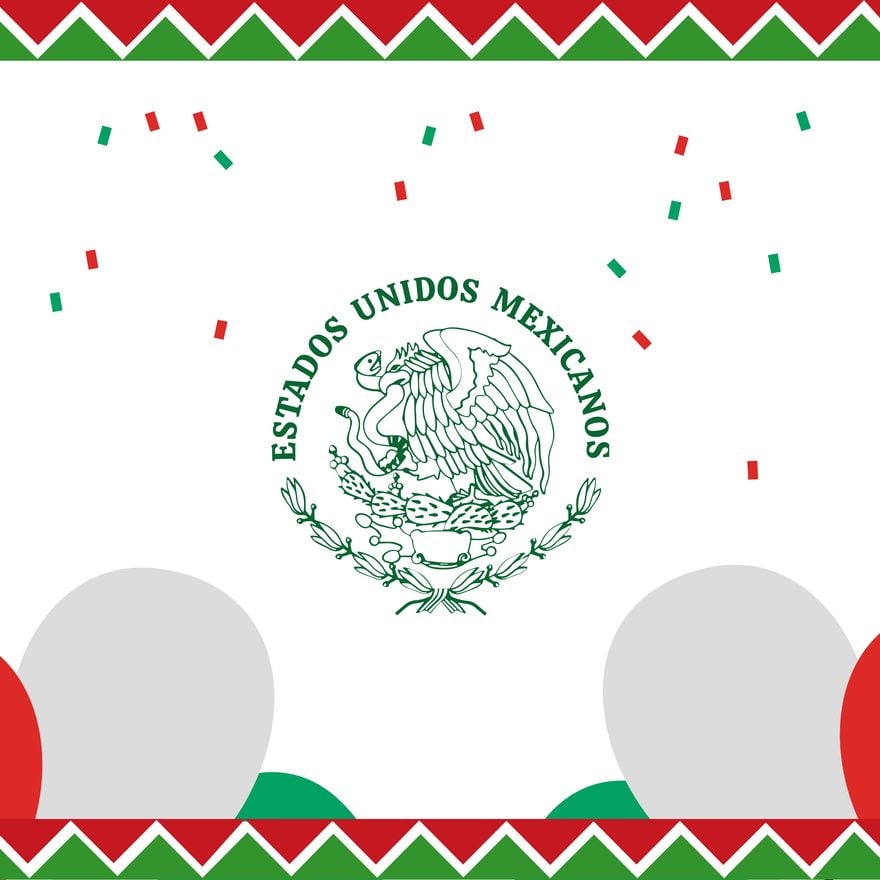 Mexico Constitution Day Celebration Vector