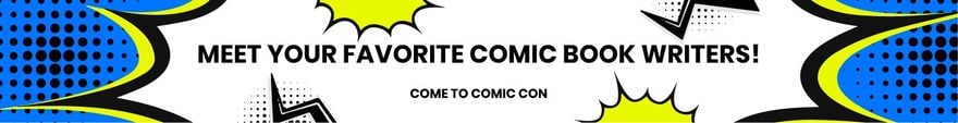 Comic-Con Website Banner