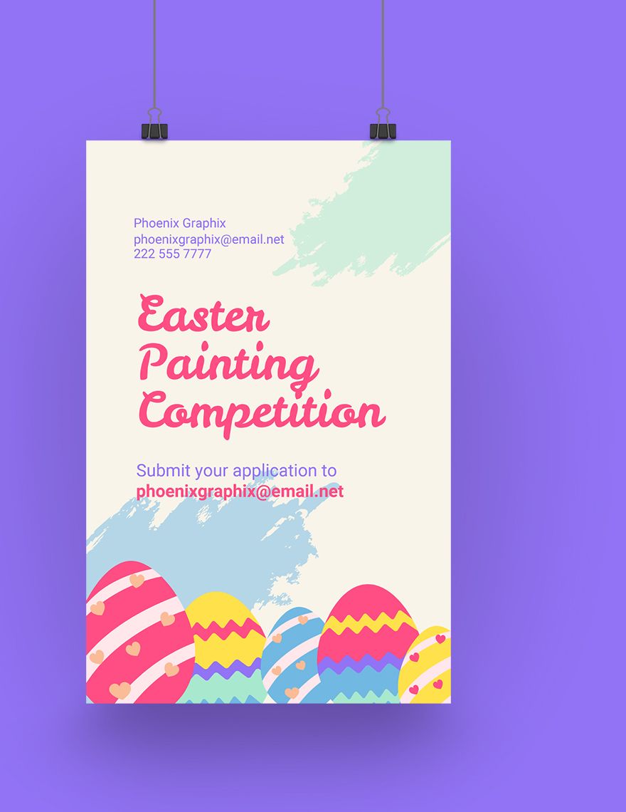 Easter Event Poster in Word, Google Docs, Illustrator, PSD, EPS, SVG, JPG, PNG