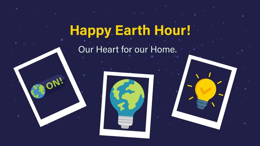 Earth Hour Photo Banner