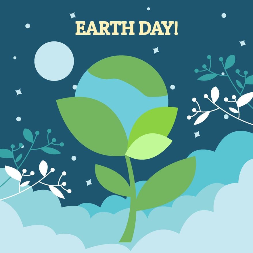 Earth Day Symbol Vector