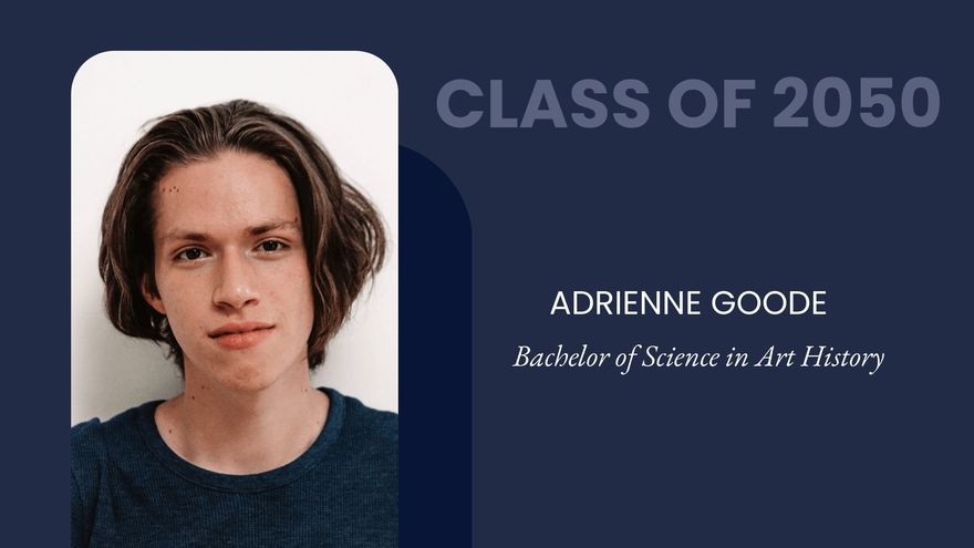 Free University Graduation Yearbook Presentation Template to Edit Online