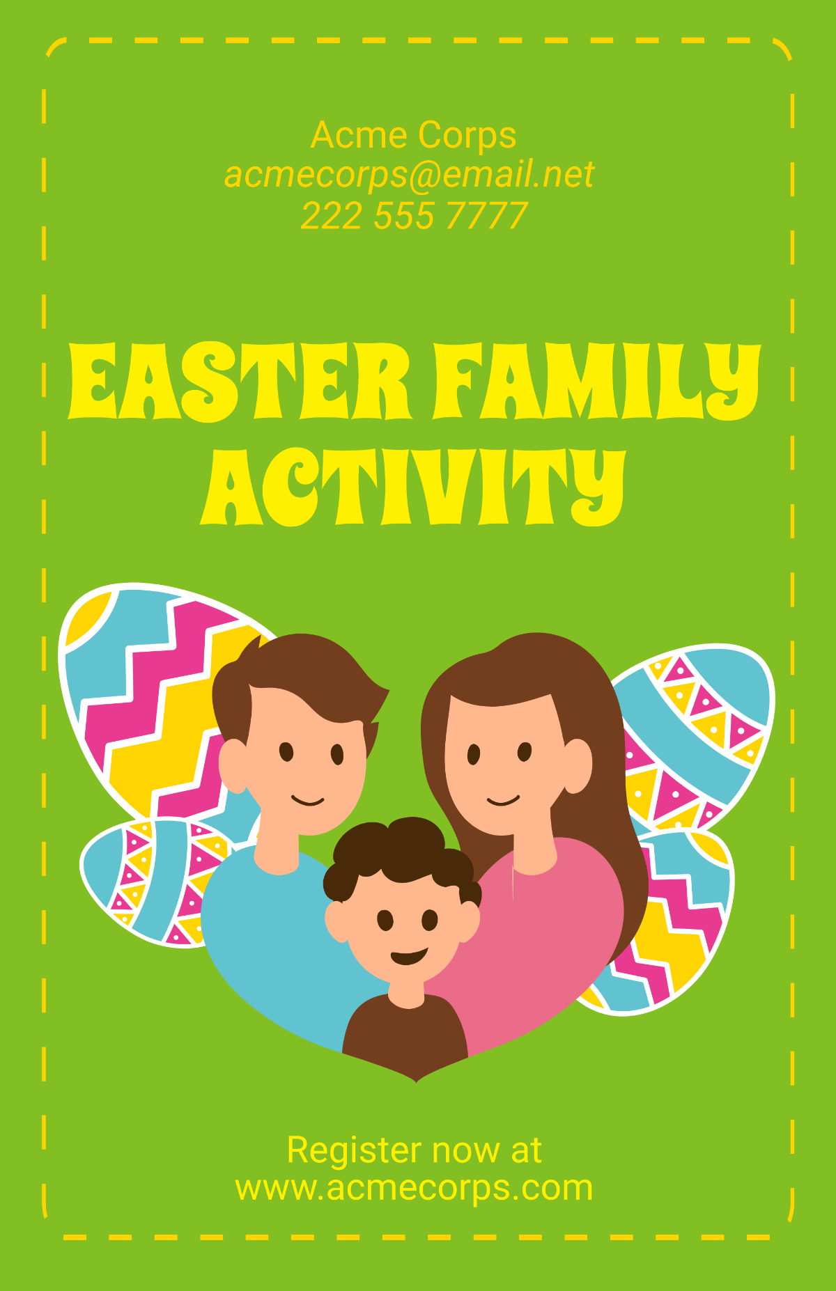 Easter Day Poster Template