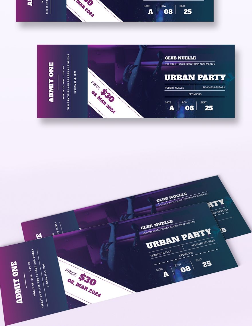 Party Ticket 