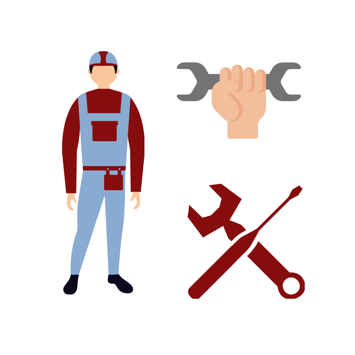 Free Labor Day Clipart Template