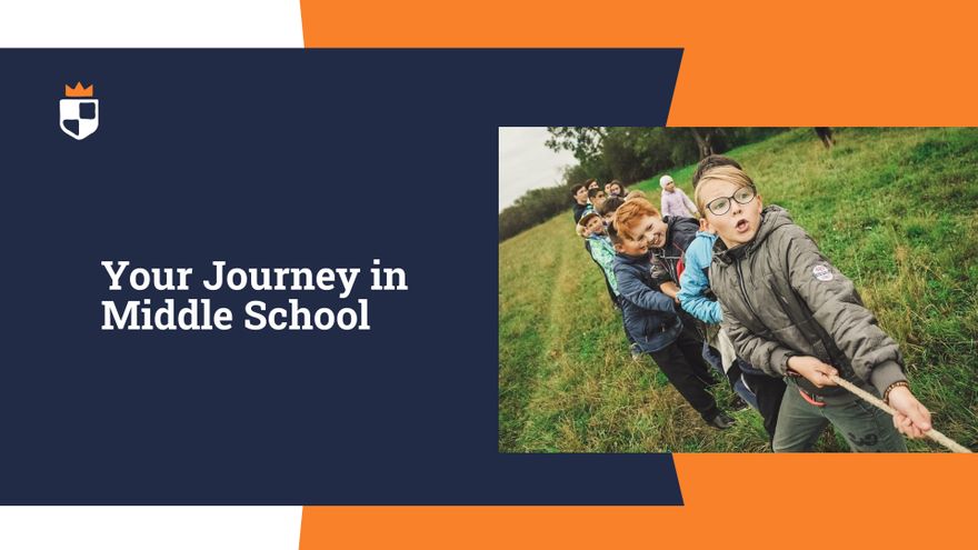 Free Middle School Graduation Party Presentation Template to Edit Online