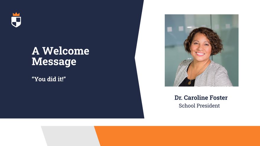 Free Middle School Graduation Party Presentation Template to Edit Online