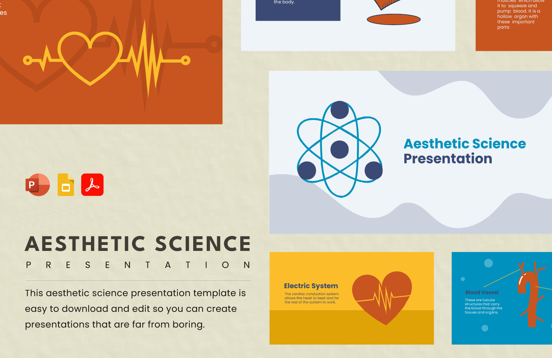 Free Aesthetic Science Presentation in PDF, PowerPoint, Google Slides