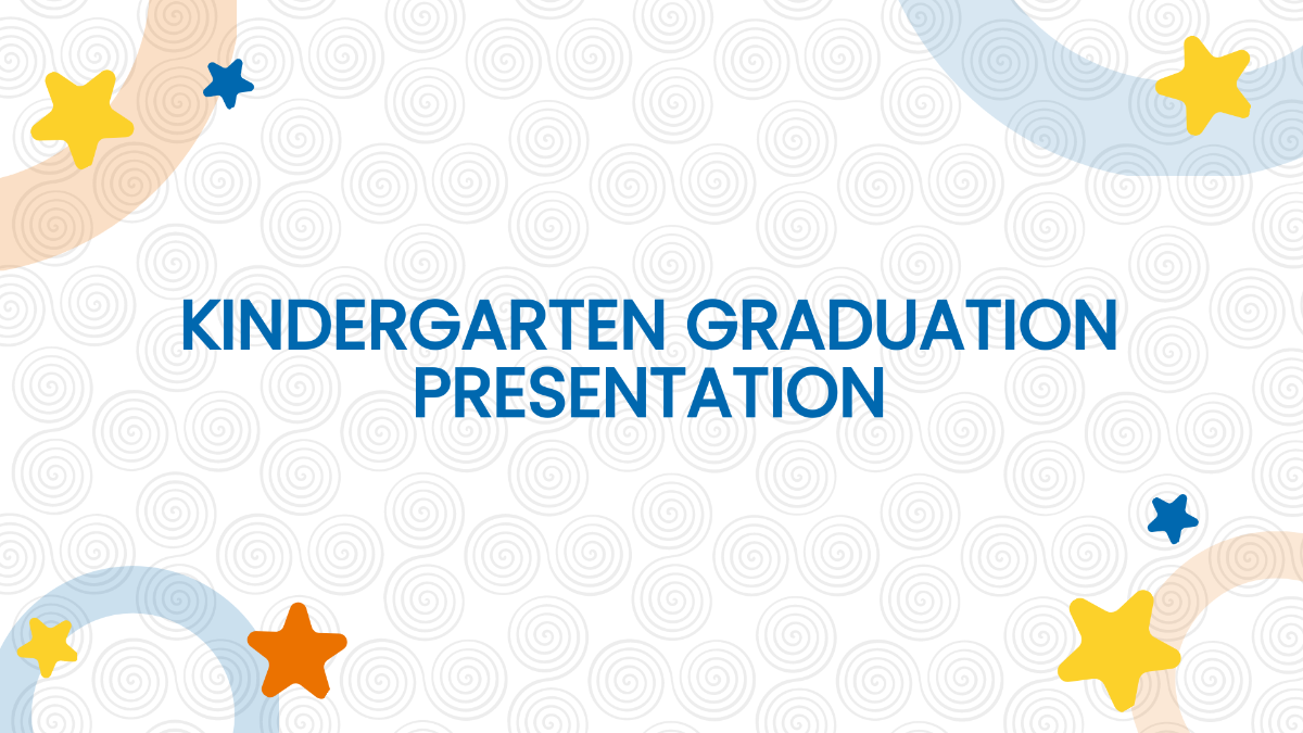 Kindergarten Graduation Presentation Template