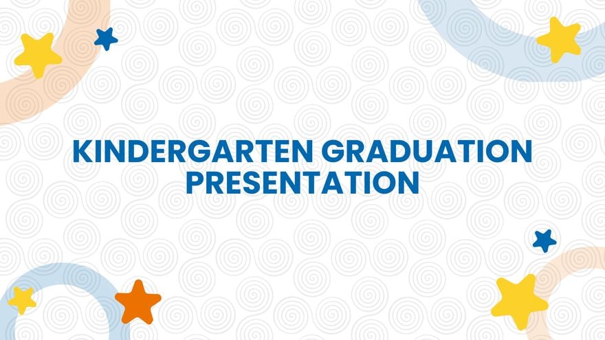 Kindergarten Graduation Presentation