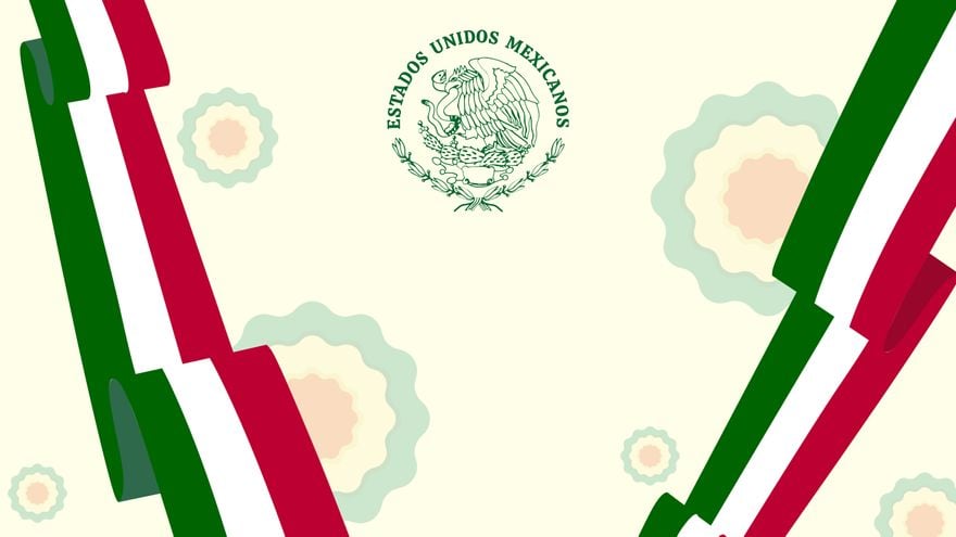 Mexico Constitution Day Design Background