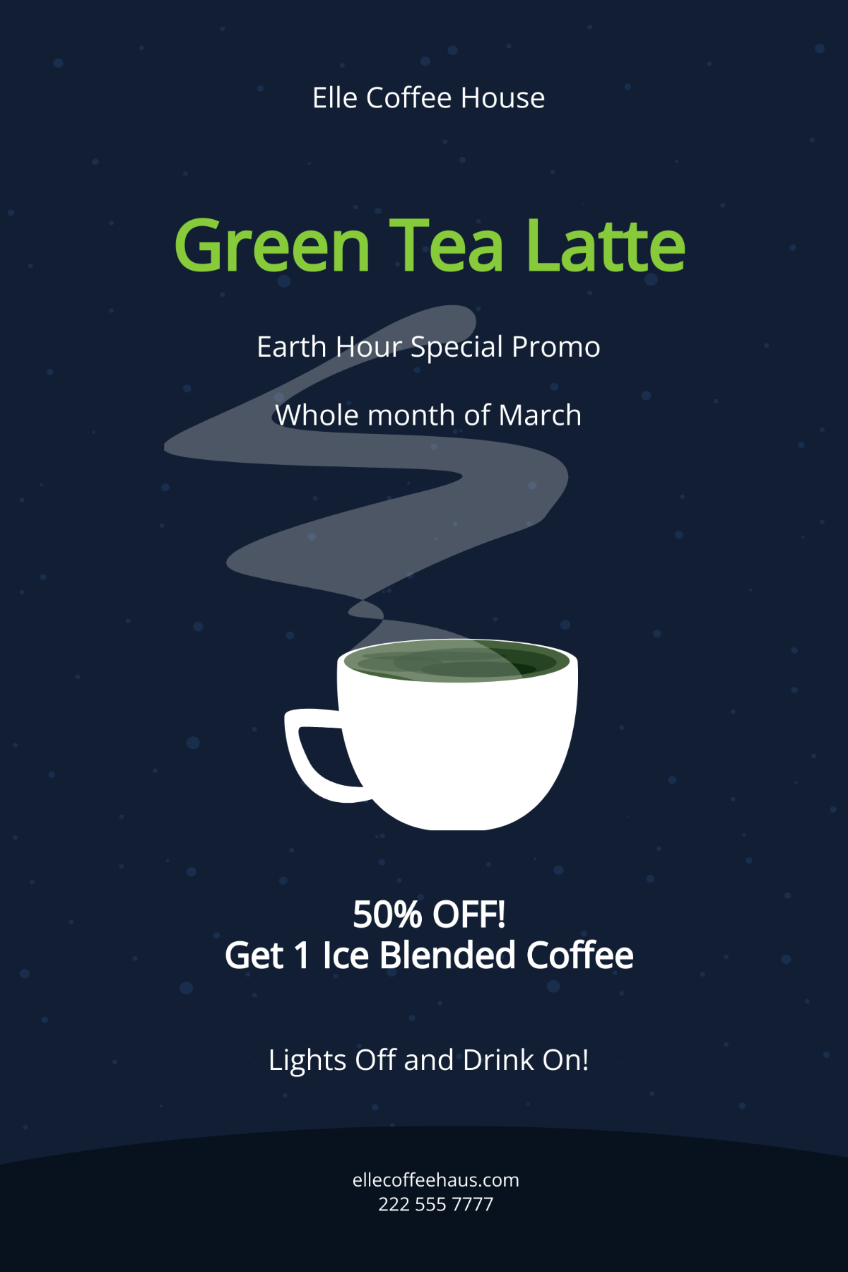 Free Creative Earth Hour Flyer Template