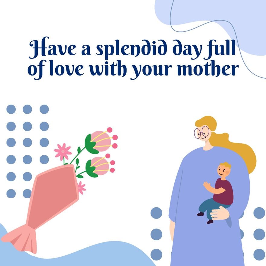 Mother's Day Wishes Vector