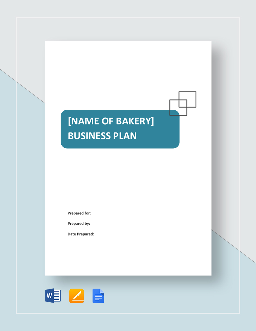 Free Online Bakery Business Plan Template Google Docs, Word, Apple