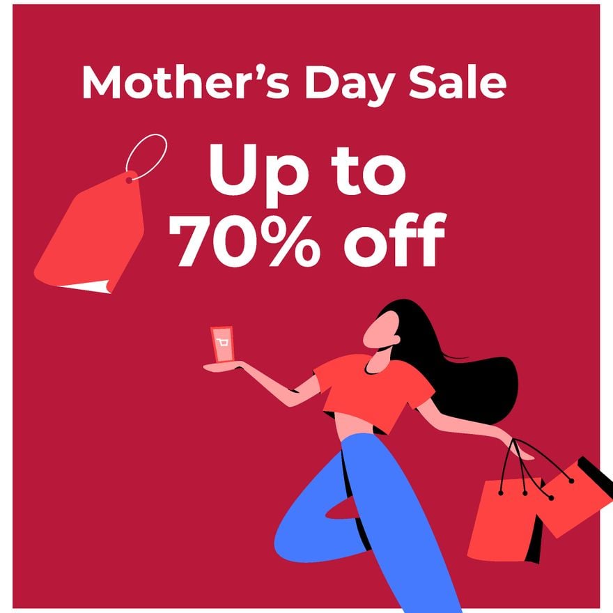 Mother's Day Sale Vector