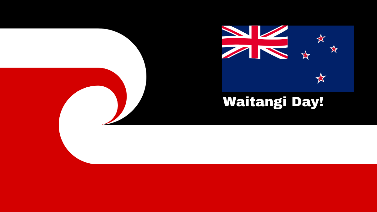 Waitangi Day Wallpaper Background Template - Edit Online & Download